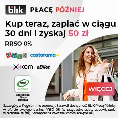 Zyskaj 50 zł w promocji BLIKA: Smyk, Castorama, x-kom, eBilet