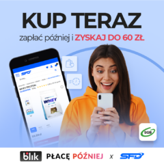 Zyskaj 60 zł w promocji z SFD.pl i BLIKIEM