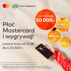 Ruszyła loteria Mastercard. Płać i wygrywaj atrakcyjne nagrody!